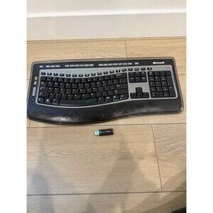 Microsoft Ergonomic Wireless Keyboard 6000 V3.0 Model: 1374 With Dongle
